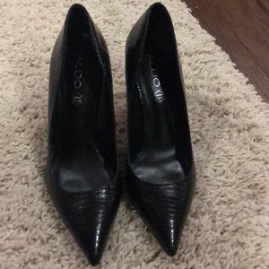 NWOT Black Aldo Heels